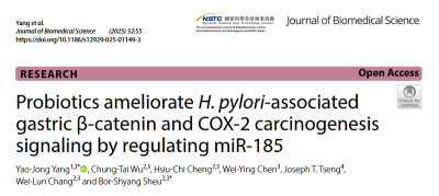 为什么有人感染幽门螺杆菌却不得癌？益生菌和miR-185的秘密揭晓！